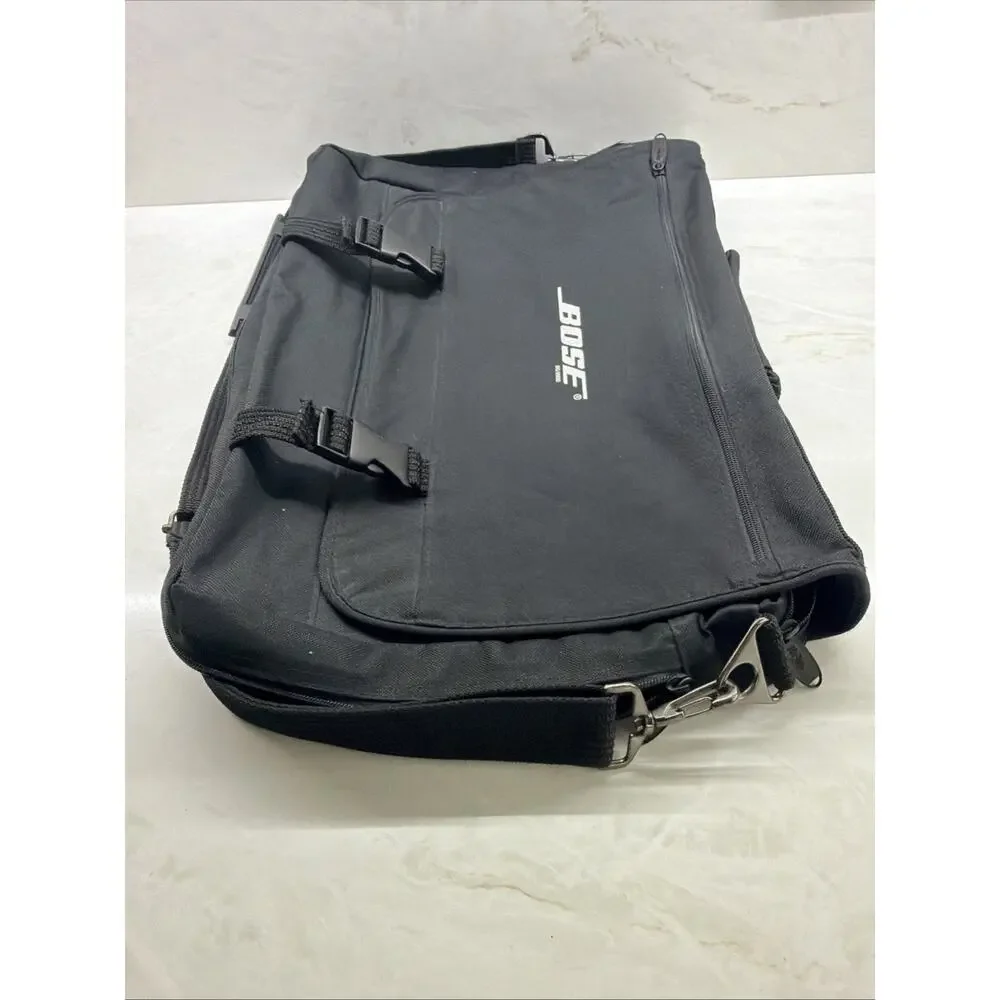 BOSE Black Large Messenger Bag with Multiple Compartments Vintage